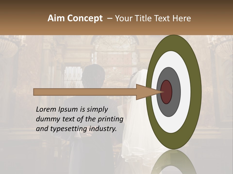 Beach Sunrise Old PowerPoint Template