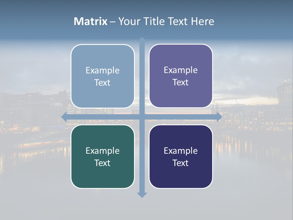 Standing Caucasian Water PowerPoint Template