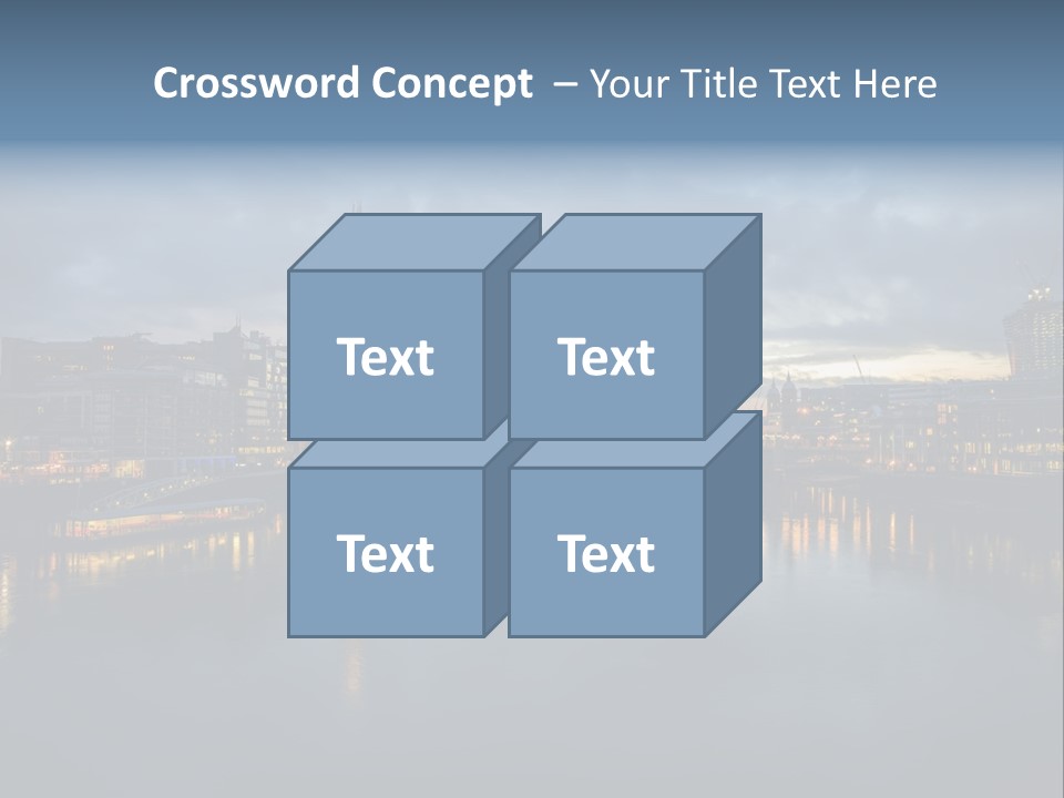 Standing Caucasian Water PowerPoint Template