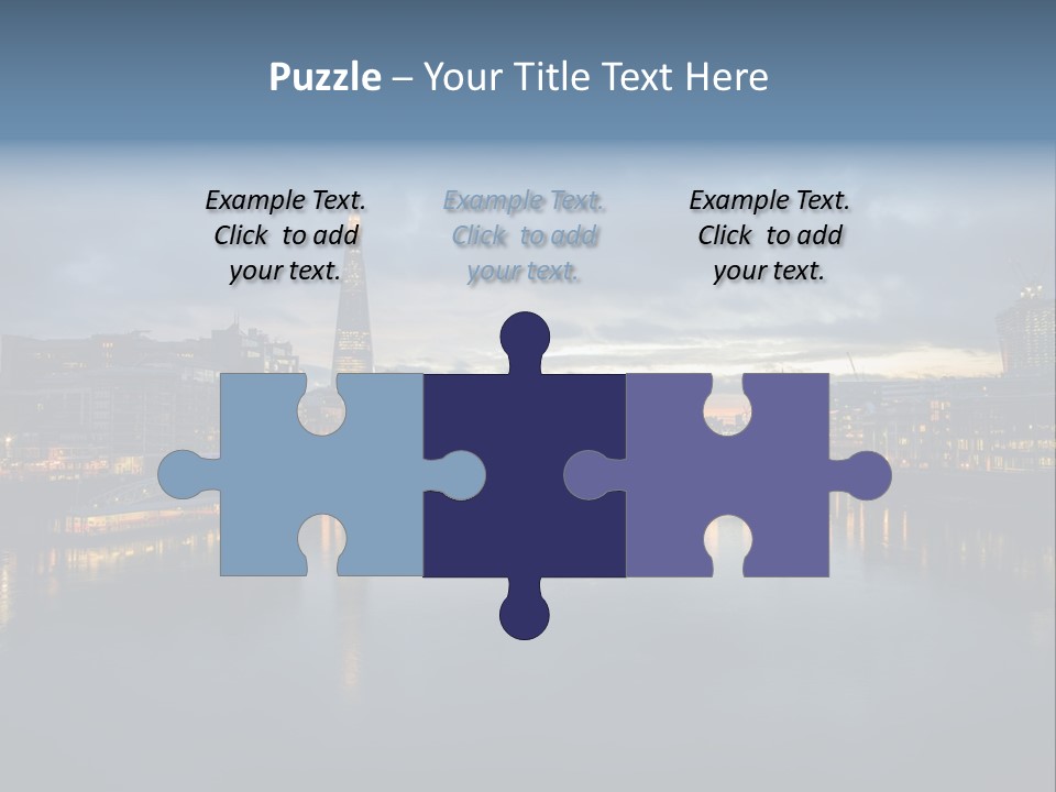 Standing Caucasian Water PowerPoint Template