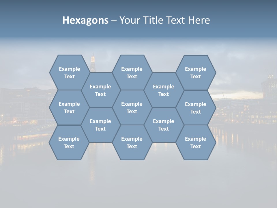 Standing Caucasian Water PowerPoint Template