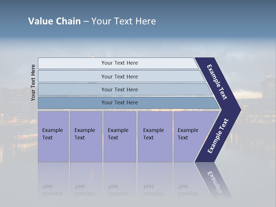 Standing Caucasian Water PowerPoint Template