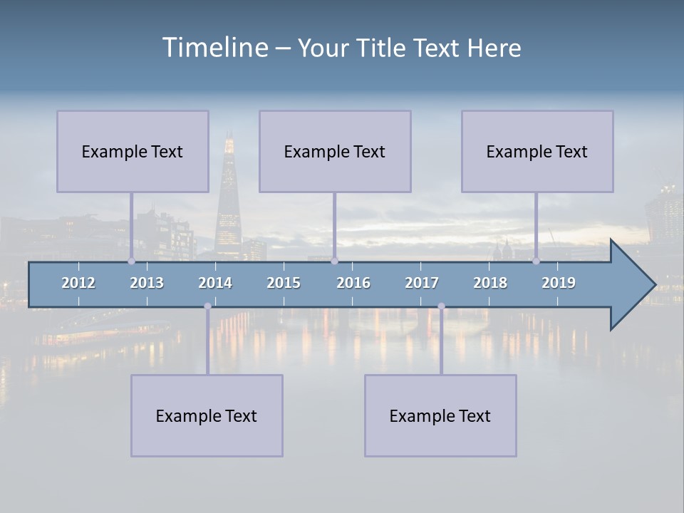 Standing Caucasian Water PowerPoint Template