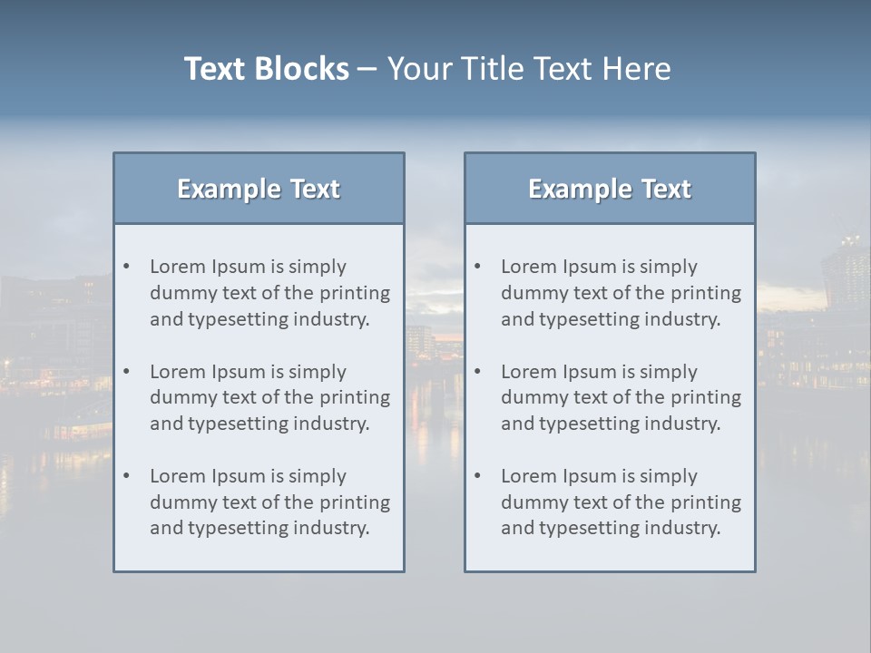 Standing Caucasian Water PowerPoint Template