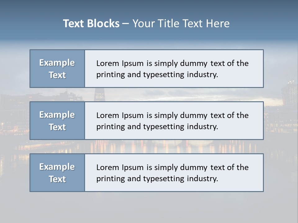 Standing Caucasian Water PowerPoint Template