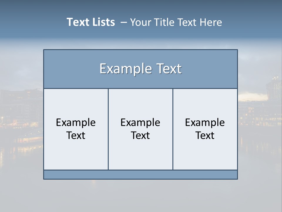 Standing Caucasian Water PowerPoint Template