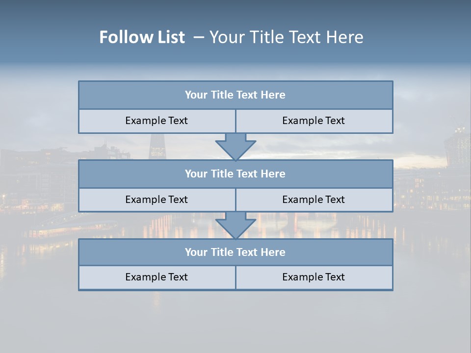 Standing Caucasian Water PowerPoint Template