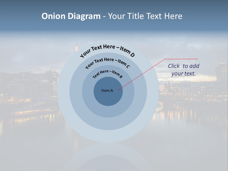 Standing Caucasian Water PowerPoint Template