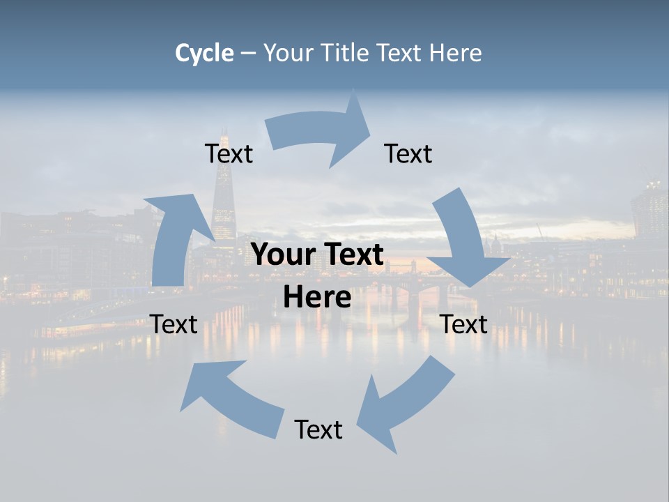 Standing Caucasian Water PowerPoint Template