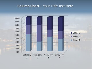 Standing Caucasian Water PowerPoint Template