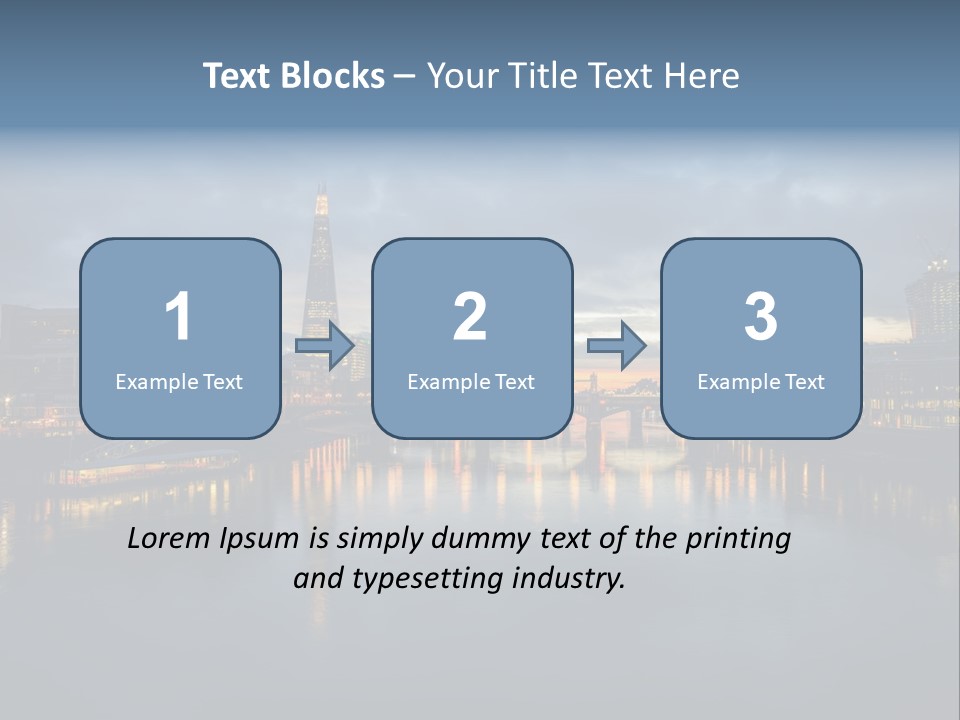 Standing Caucasian Water PowerPoint Template