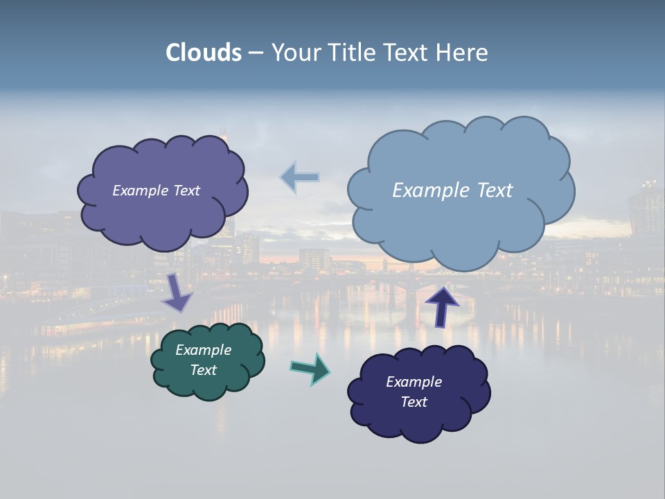 Standing Caucasian Water PowerPoint Template