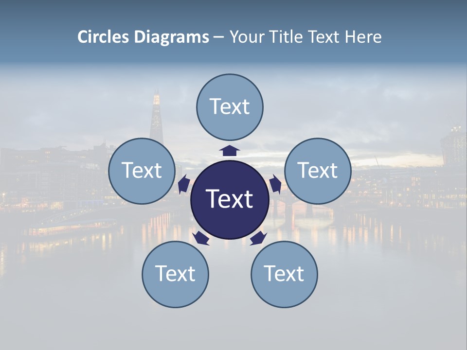 Standing Caucasian Water PowerPoint Template