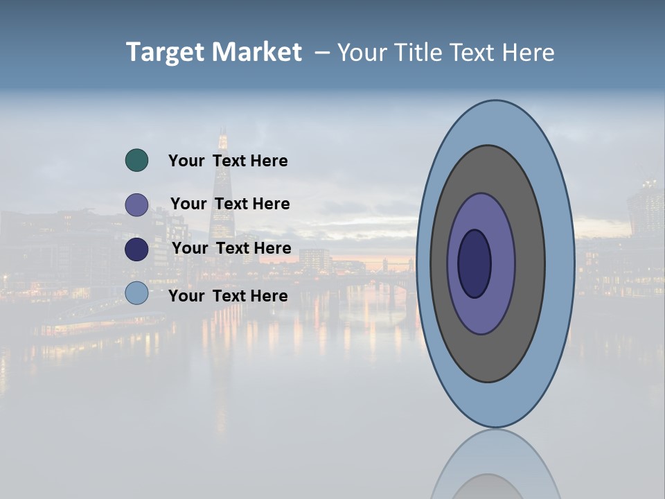 Standing Caucasian Water PowerPoint Template