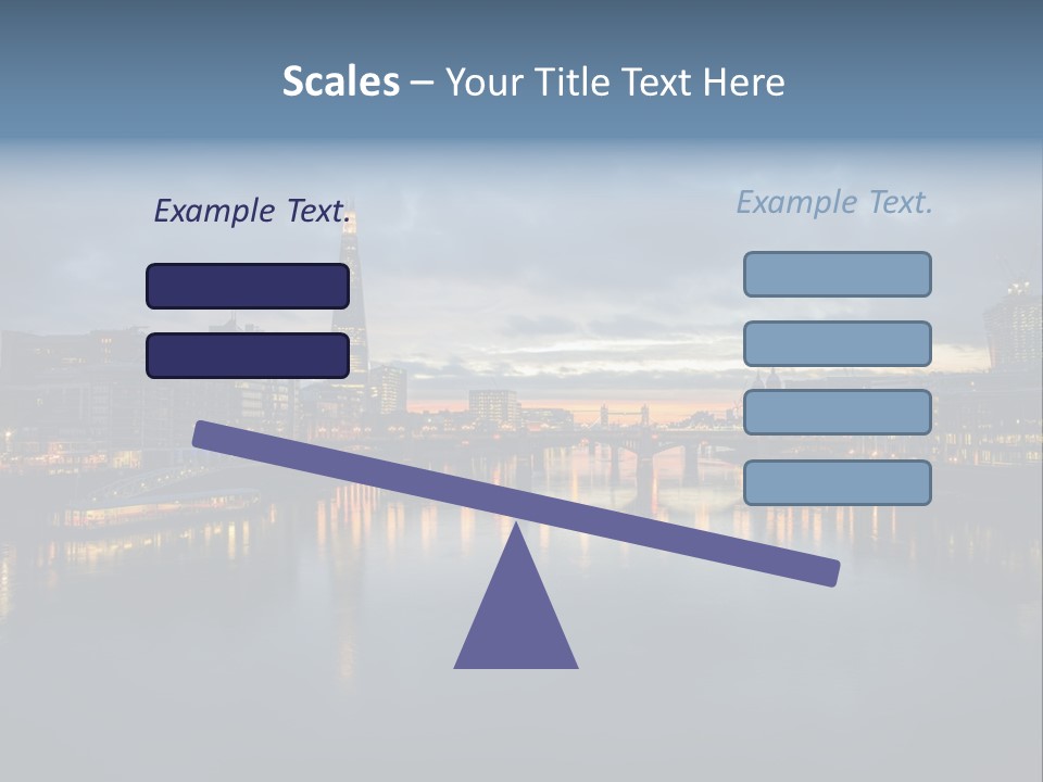 Standing Caucasian Water PowerPoint Template