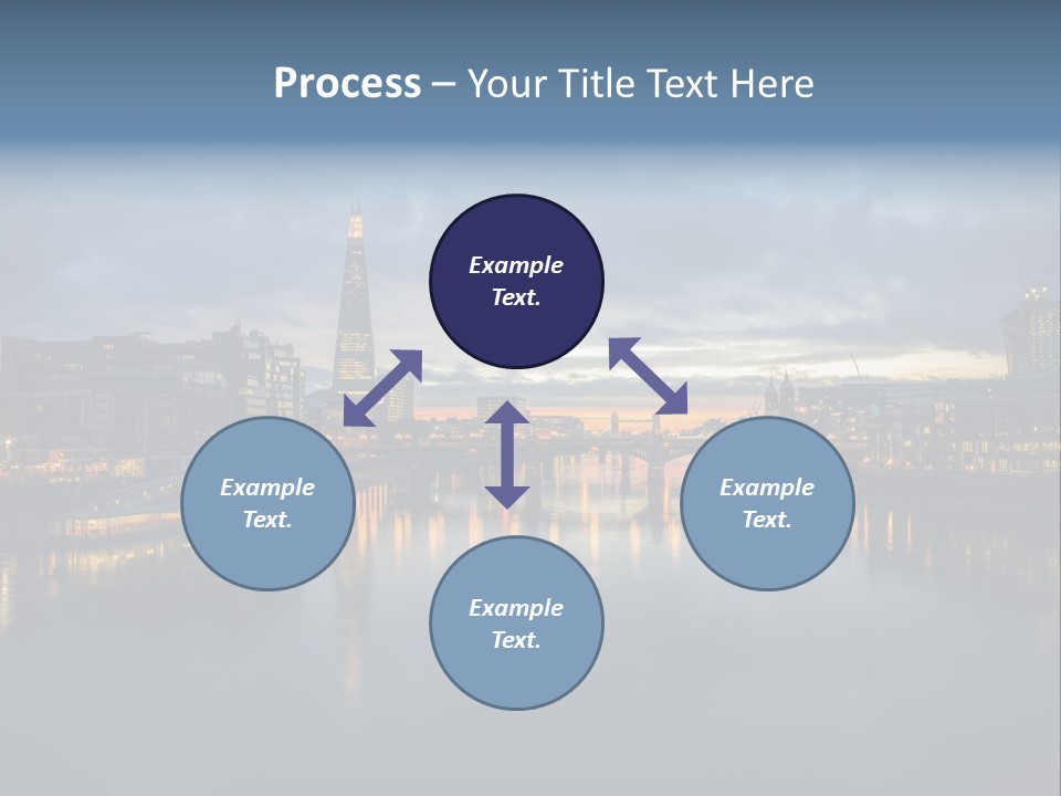 Standing Caucasian Water PowerPoint Template