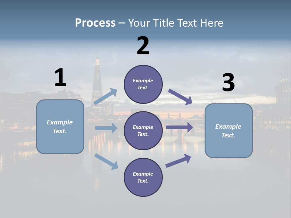 Standing Caucasian Water PowerPoint Template