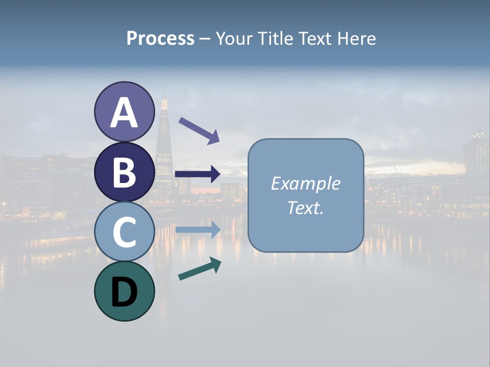 Standing Caucasian Water PowerPoint Template