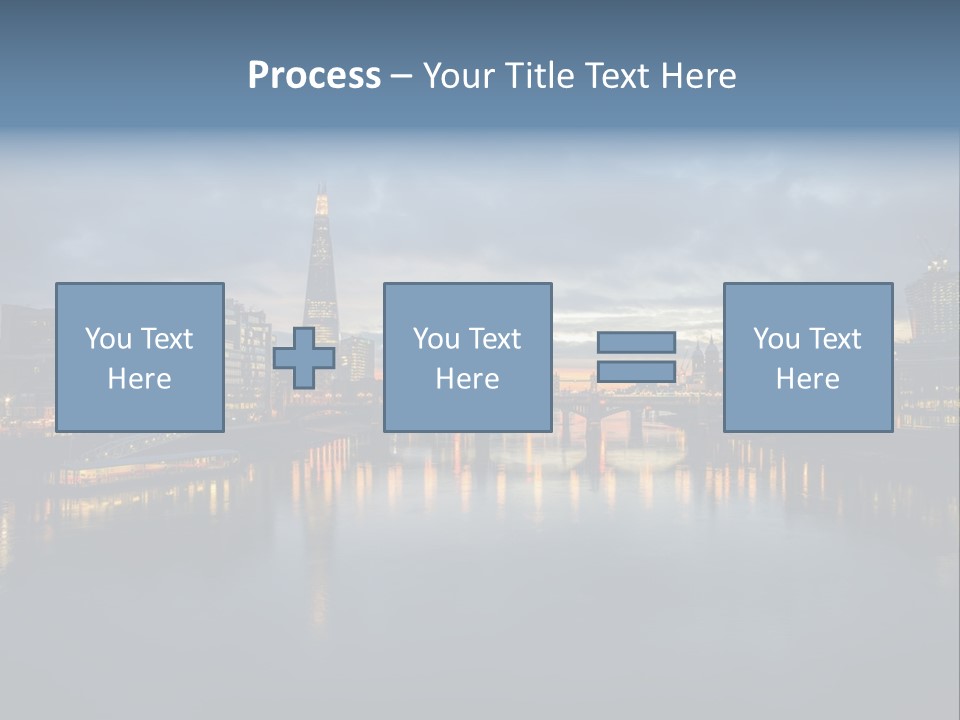 Standing Caucasian Water PowerPoint Template