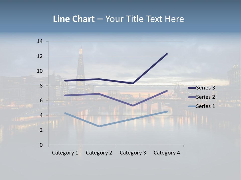 Standing Caucasian Water PowerPoint Template