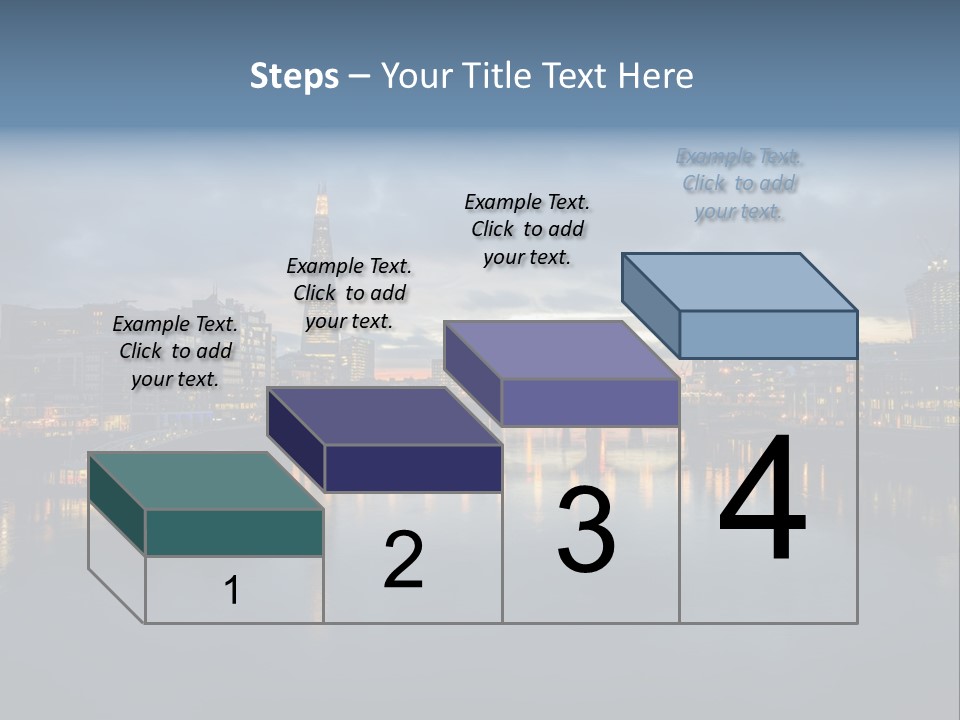 Standing Caucasian Water PowerPoint Template