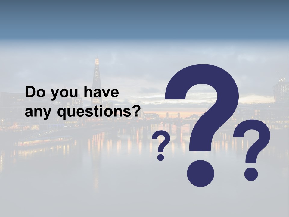 Standing Caucasian Water PowerPoint Template