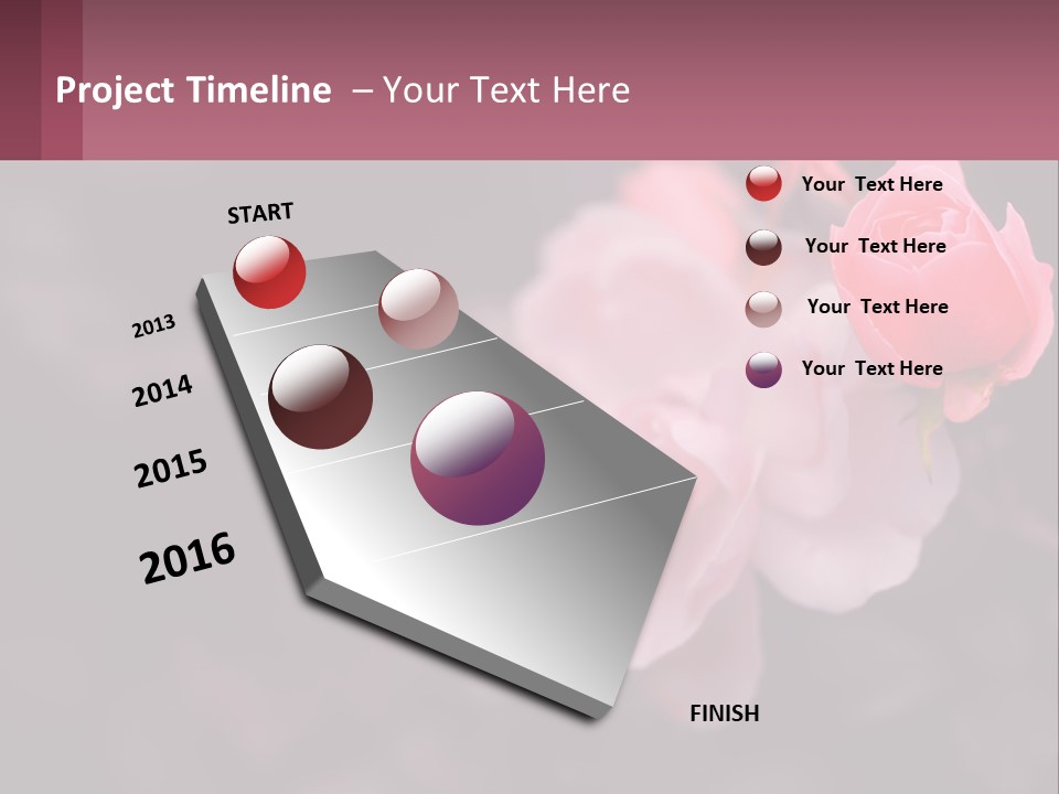 Life Sad Sand PowerPoint Template