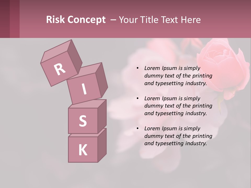 Life Sad Sand PowerPoint Template