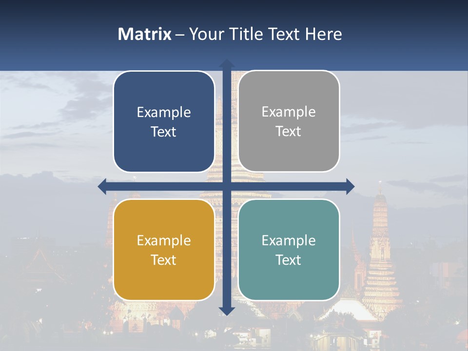 Woman Sunrise Parent PowerPoint Template