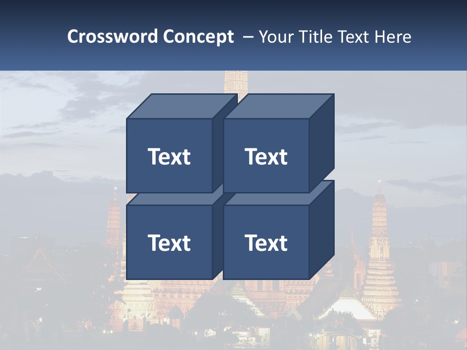 Woman Sunrise Parent PowerPoint Template