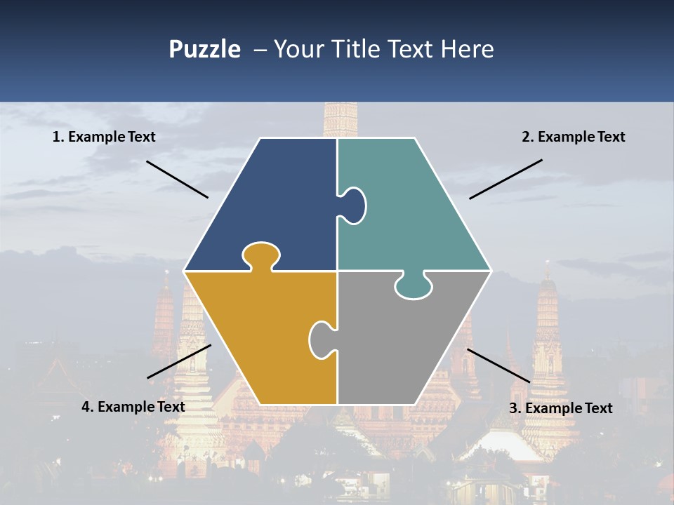 Woman Sunrise Parent PowerPoint Template