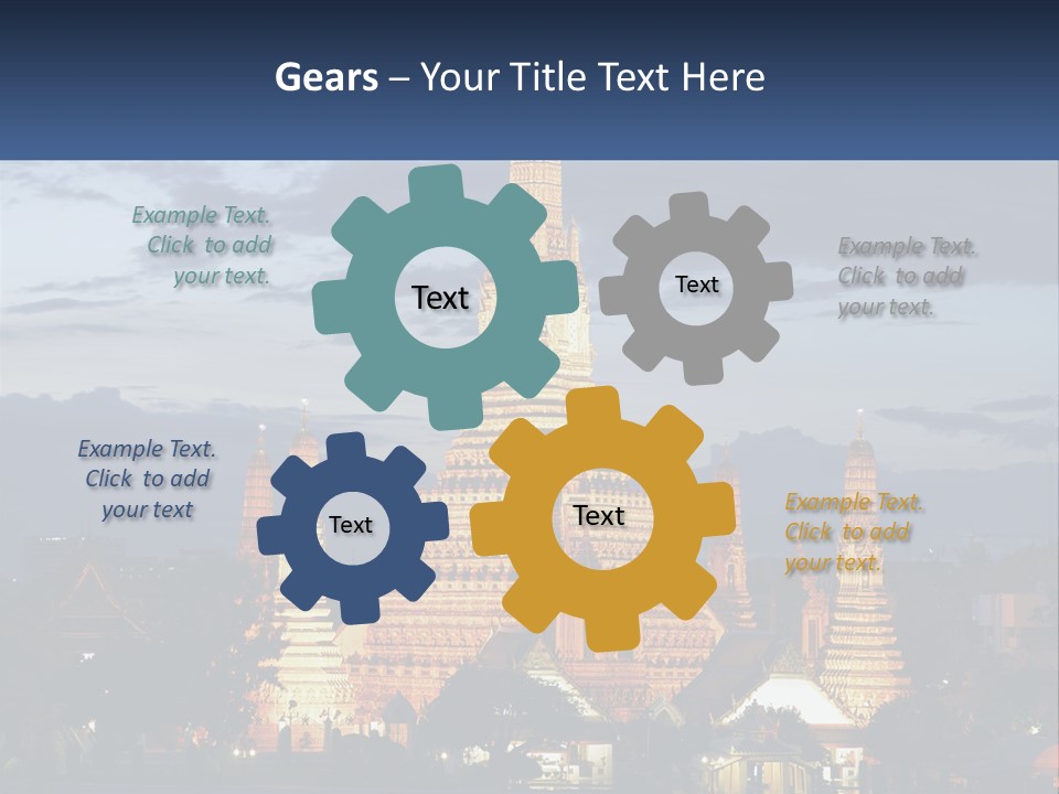 Woman Sunrise Parent PowerPoint Template