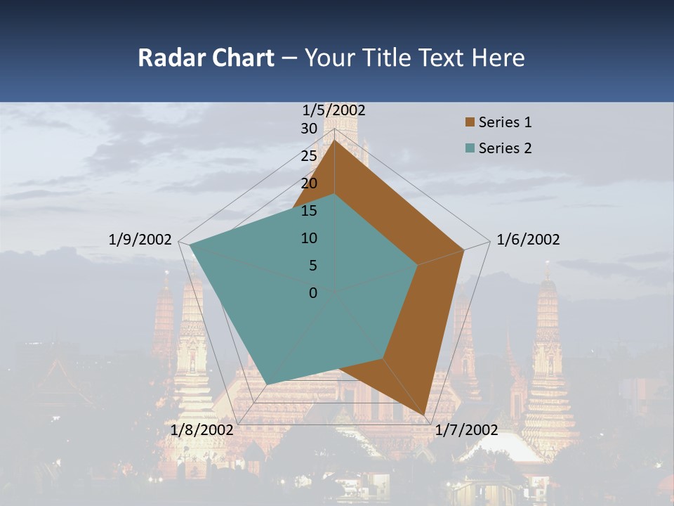Woman Sunrise Parent PowerPoint Template