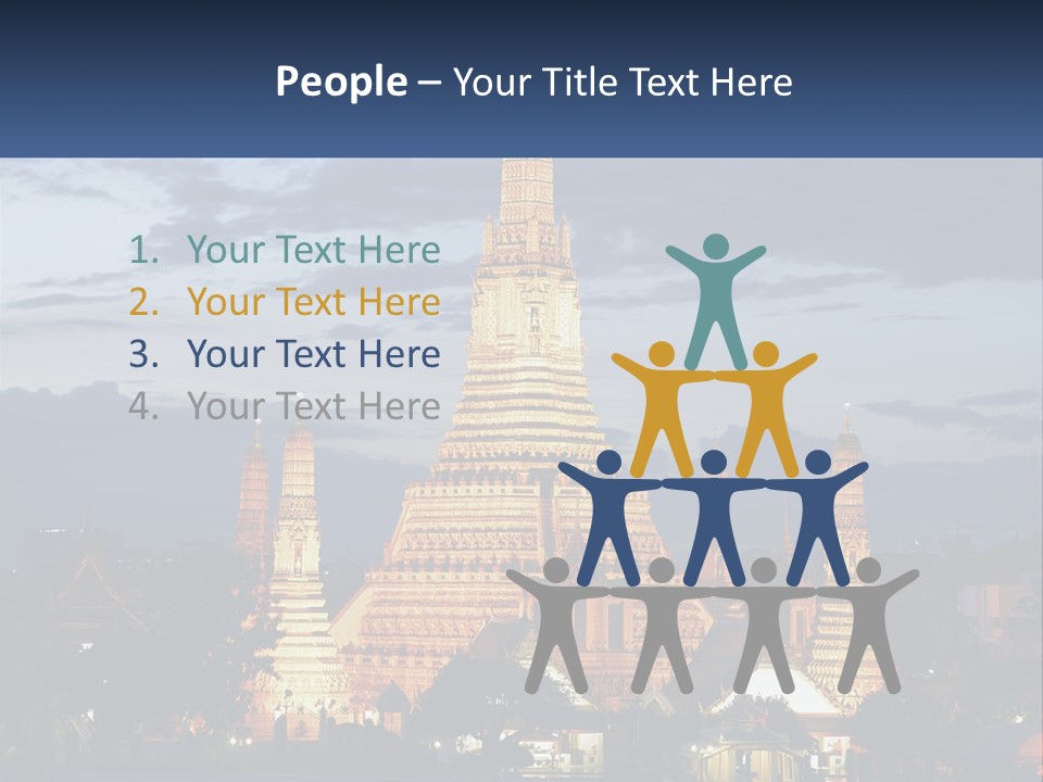 Woman Sunrise Parent PowerPoint Template