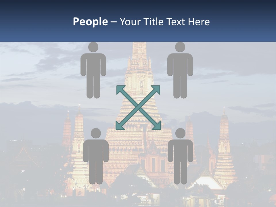 Woman Sunrise Parent PowerPoint Template