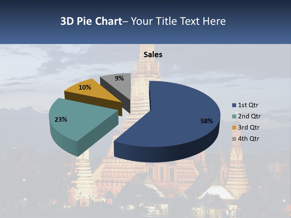 Woman Sunrise Parent PowerPoint Template