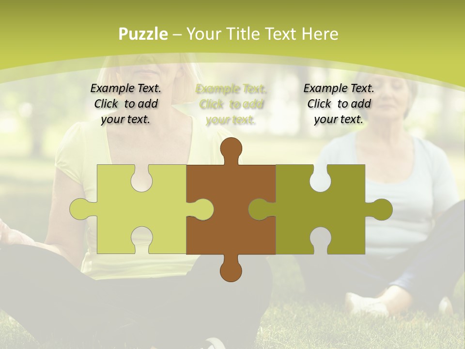 Parent Pensioner Sea PowerPoint Template