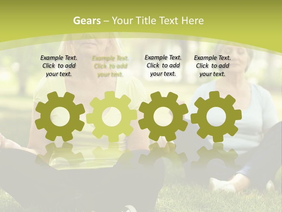 Parent Pensioner Sea PowerPoint Template