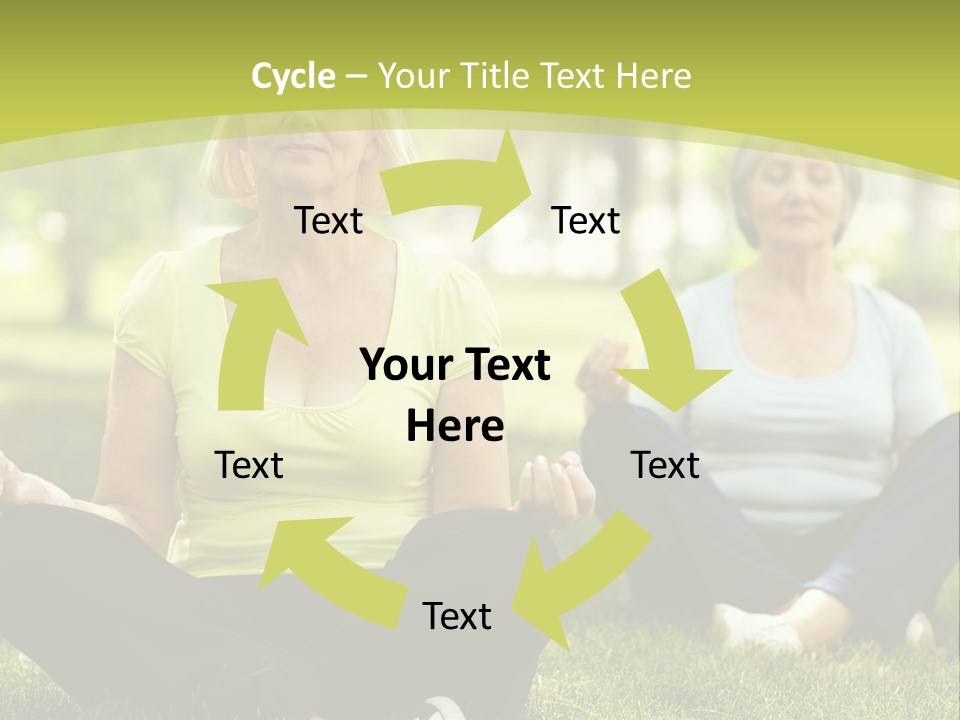 Parent Pensioner Sea PowerPoint Template