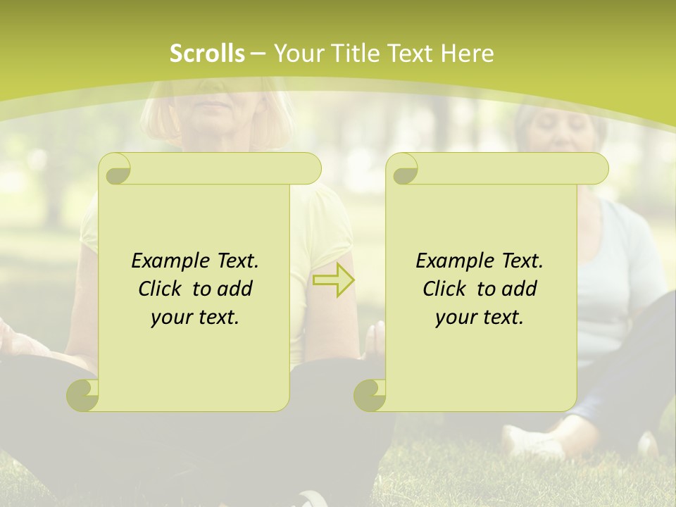 Parent Pensioner Sea PowerPoint Template