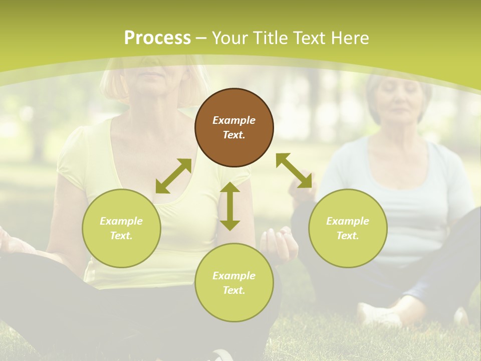 Parent Pensioner Sea PowerPoint Template