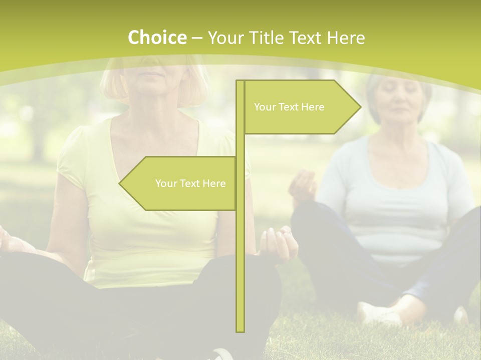 Parent Pensioner Sea PowerPoint Template