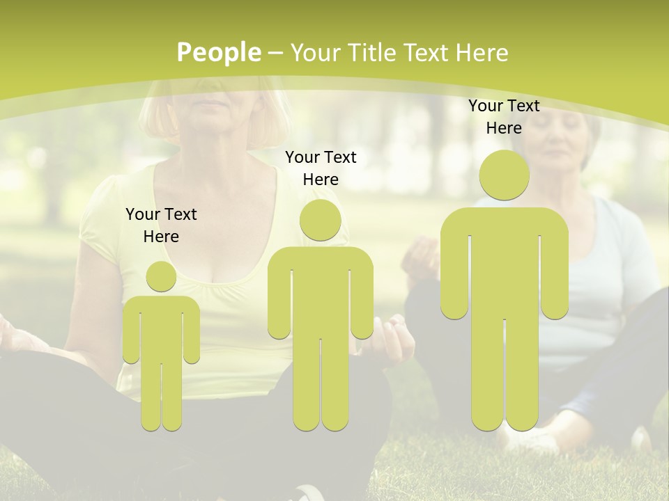 Parent Pensioner Sea PowerPoint Template