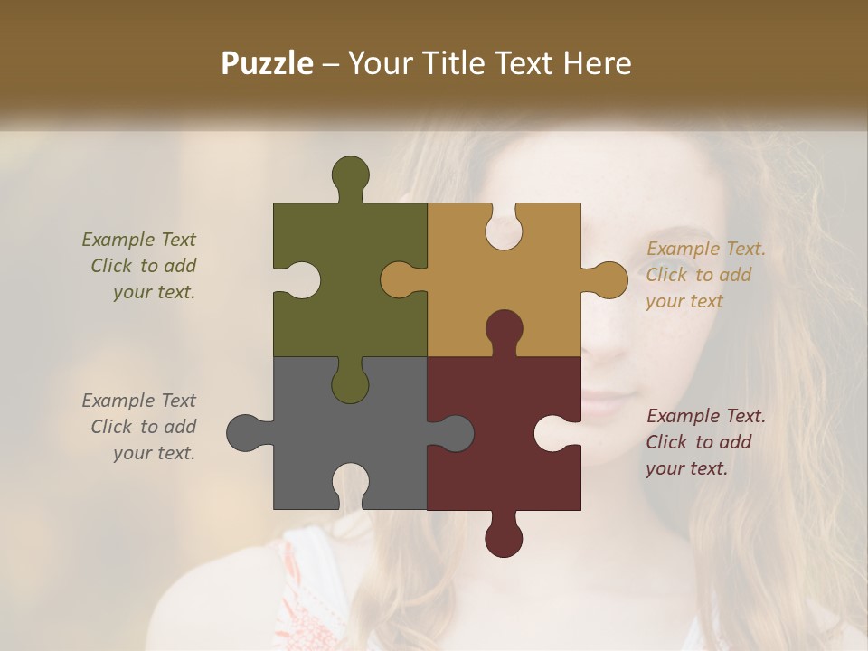 Elderly Coastal Ocean PowerPoint Template