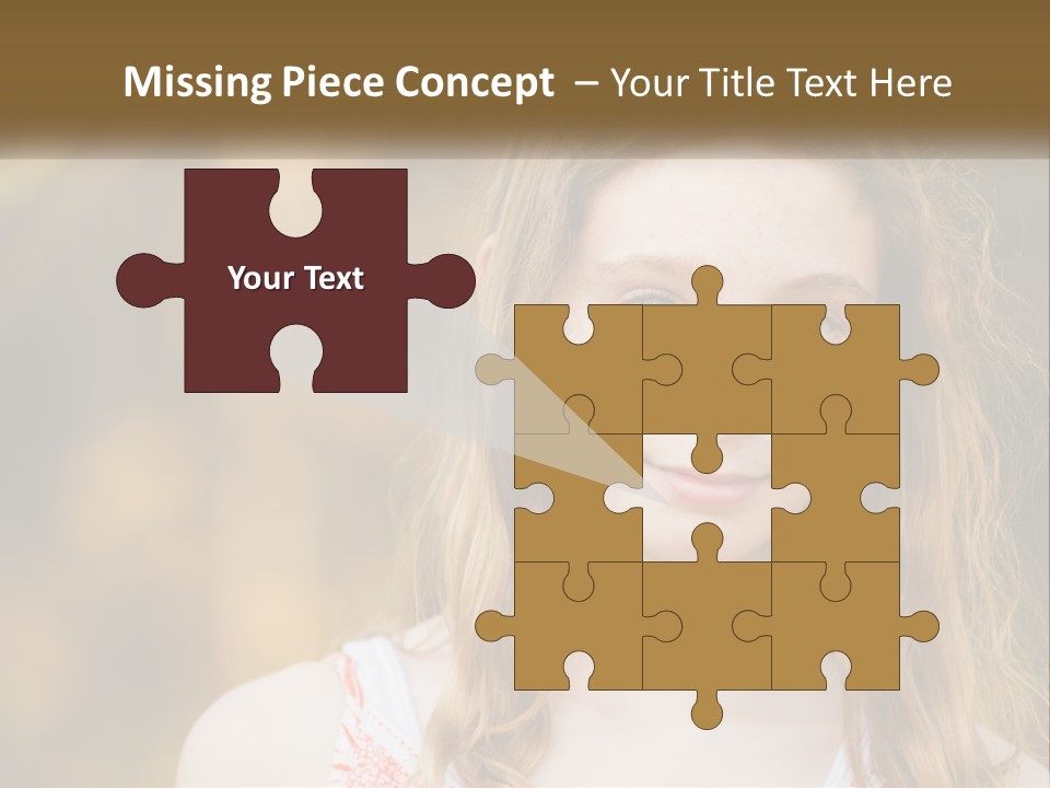 Elderly Coastal Ocean PowerPoint Template