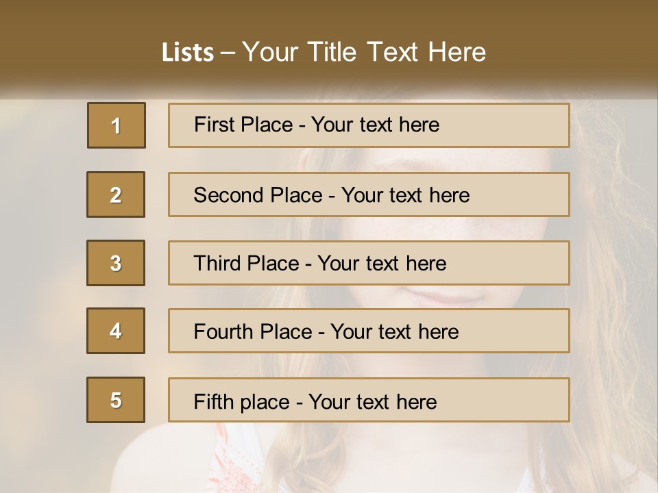 Elderly Coastal Ocean PowerPoint Template