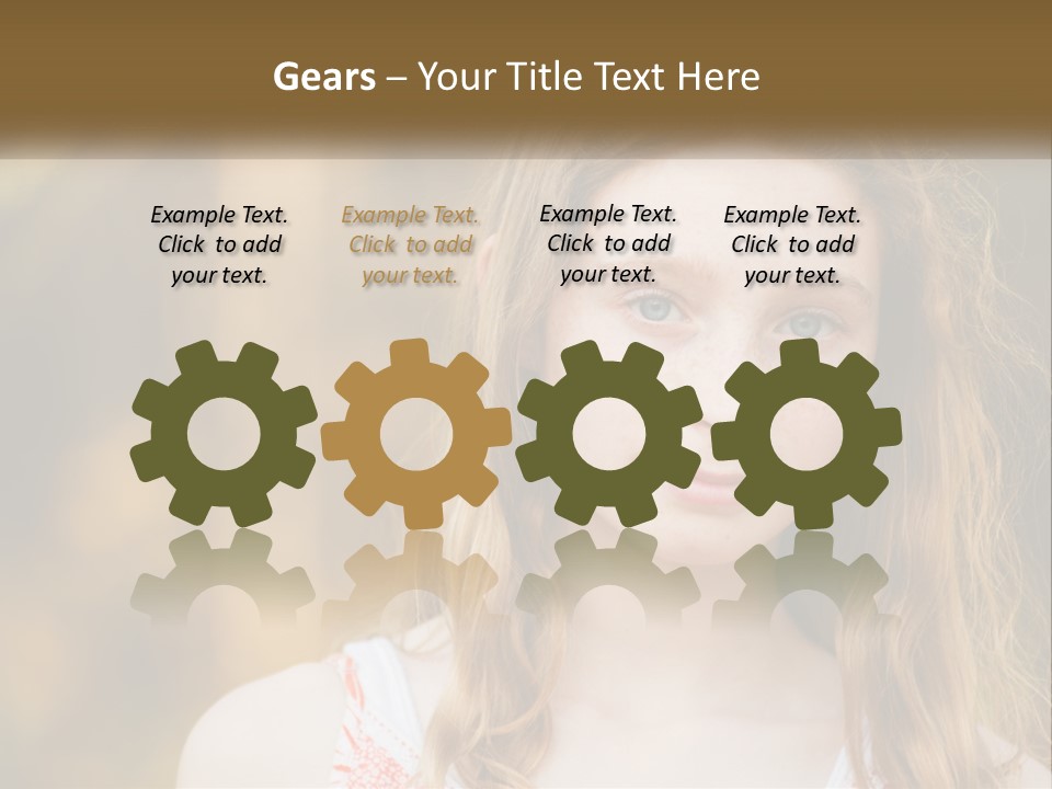 Elderly Coastal Ocean PowerPoint Template