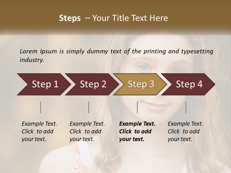 Elderly Coastal Ocean PowerPoint Template