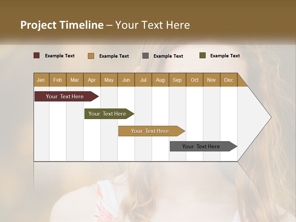 Elderly Coastal Ocean PowerPoint Template