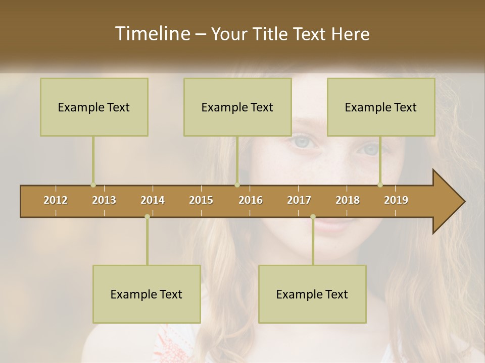 Elderly Coastal Ocean PowerPoint Template